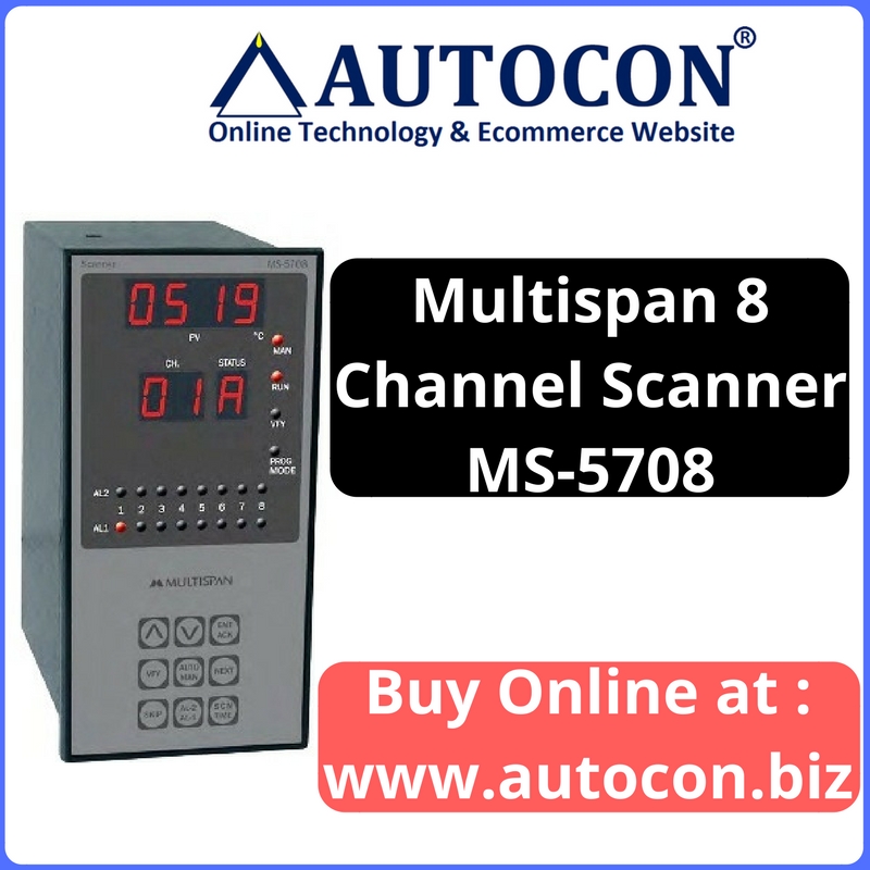 Multispan 8 Channel Scanner MS-5708 ….