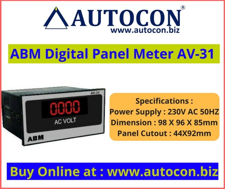 ABM Digital Panel Meter AV-31
